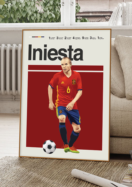 Andres Iniesta poster