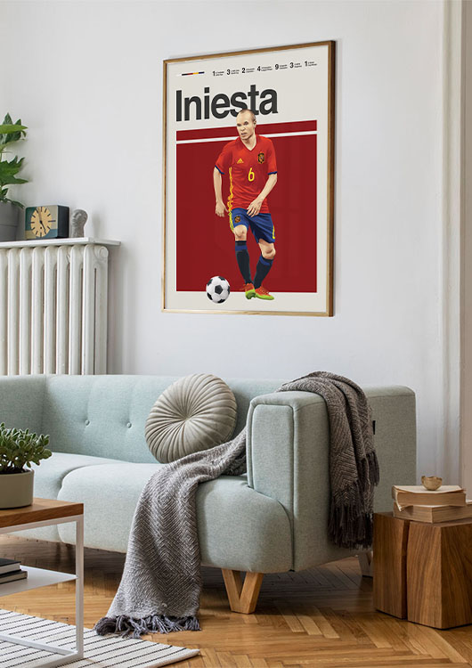 Andres Iniesta print