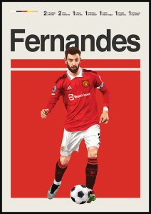 Bruno Fernandes poster print