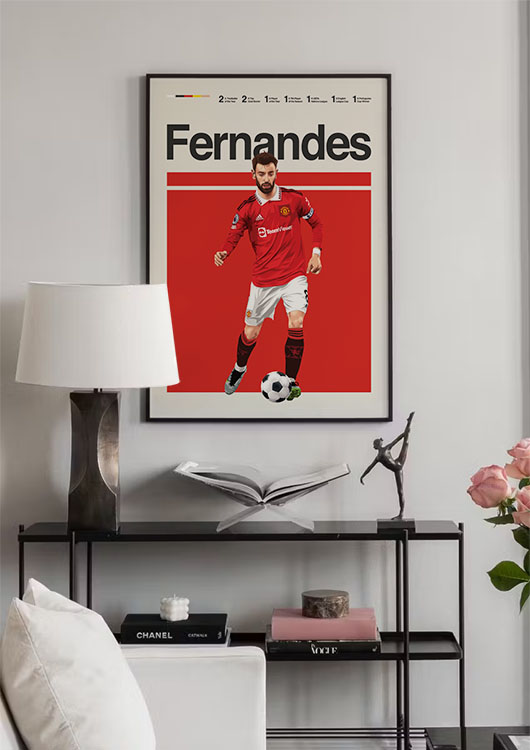 Bruno Fernandes wall art