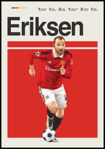 Christian Eriksen Poster Print