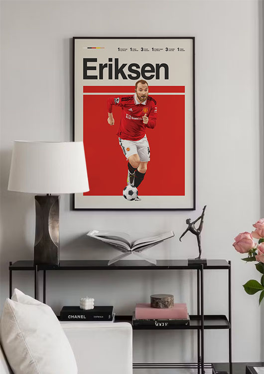 Christian Eriksen wall art