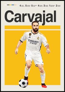 Dani Carvajal poster print