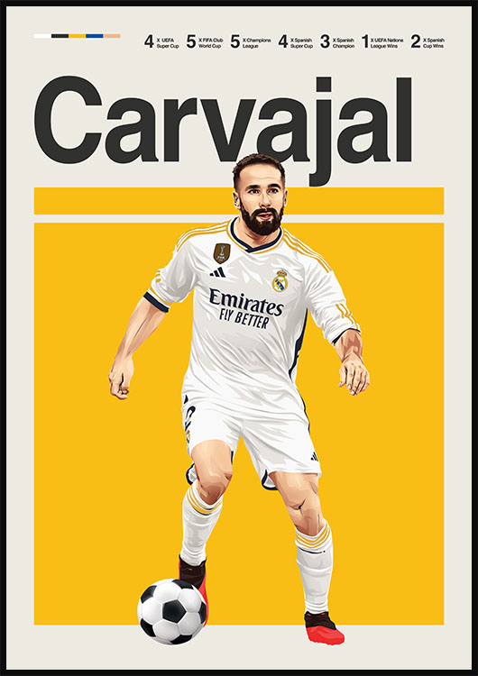 Dani Carvajal poster print