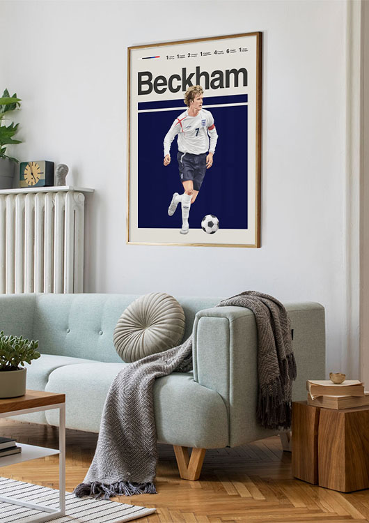 David Beckham print