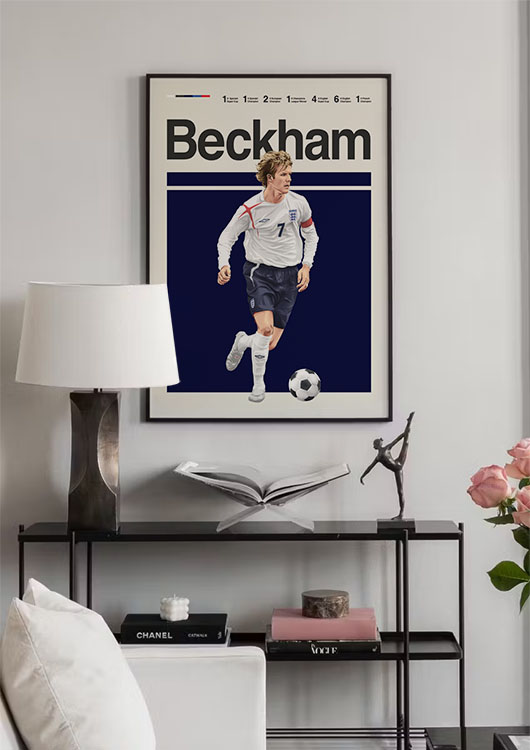 David Beckham print