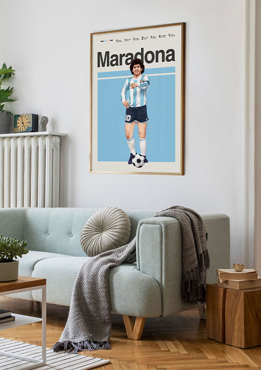 Diego Maradona print