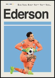 Ederson poster print