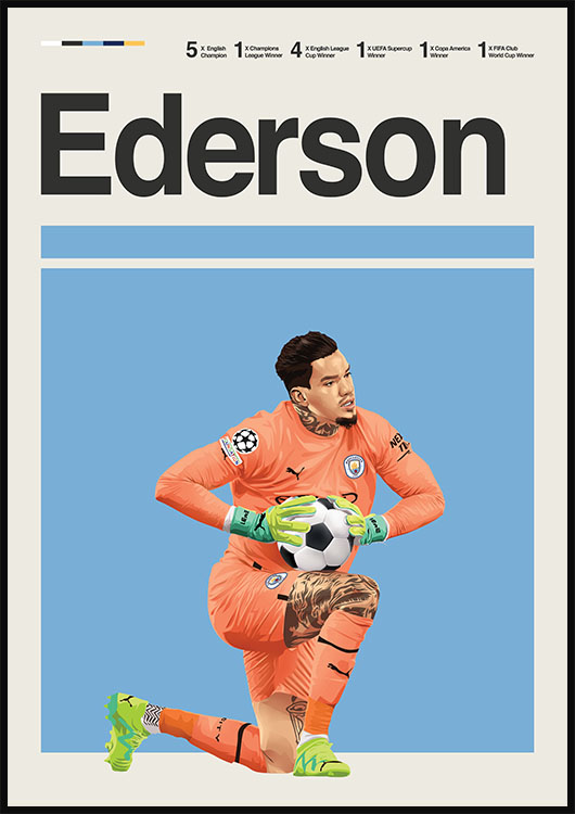 Ederson poster print