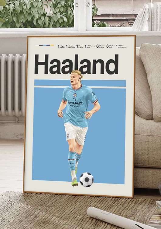 Erling Haaland poster