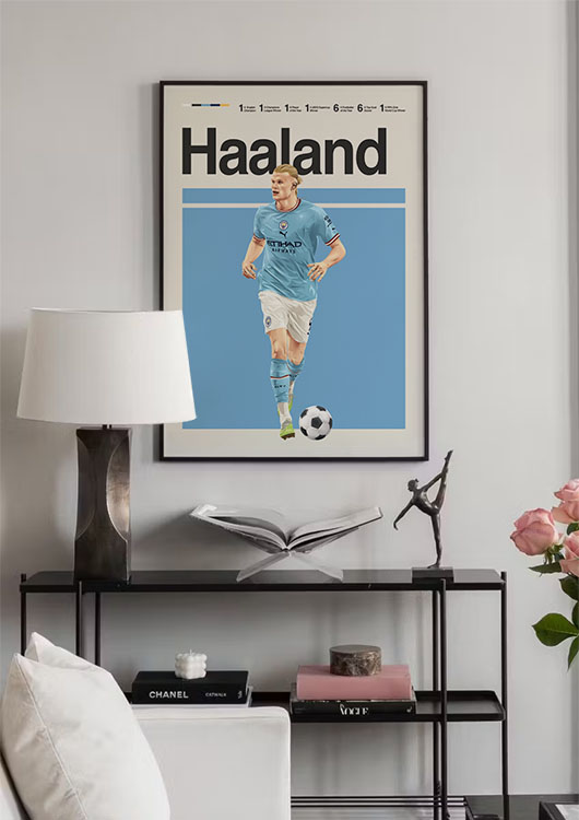 Erling Haaland print