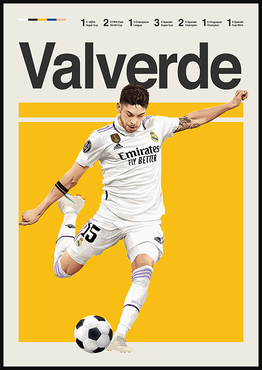 Federico Valverde poster print