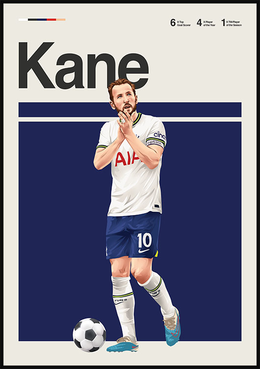 Harry Kane poster print