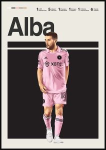 Jordi Alba poster print