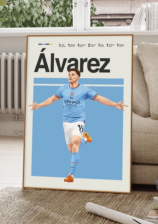 Julian Alvarez poster