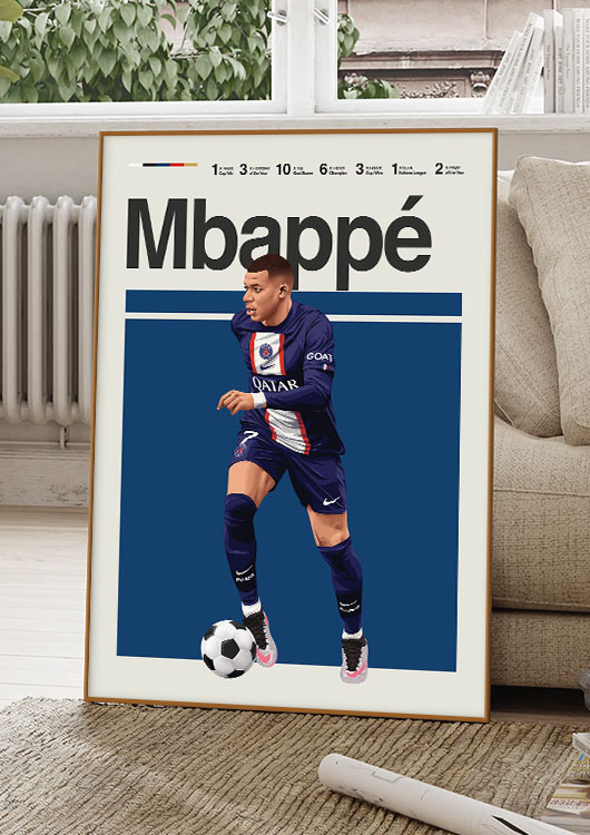 Kylian Mbappe poster