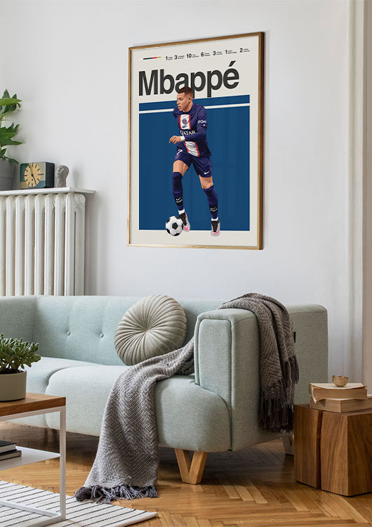 Kylian Mbappe print