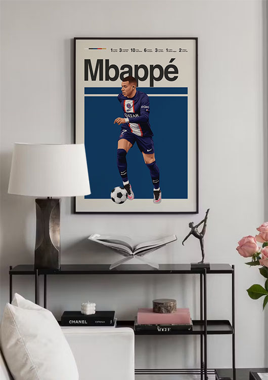 Kylian Mbappe print