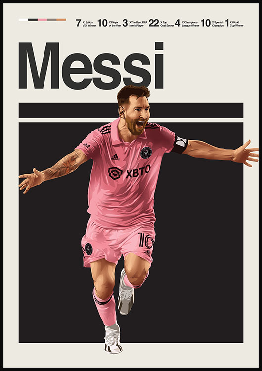 Lionel Messi poster print