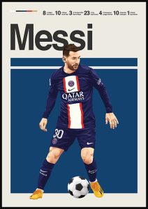 Lionel Messi poster print