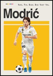 Luka Modric poster print