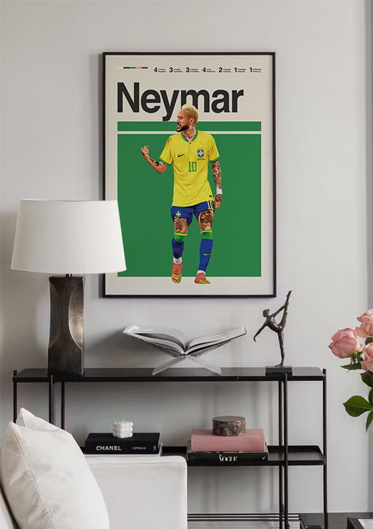 Neymar Jr print