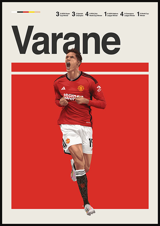 Raphael Varane poster print