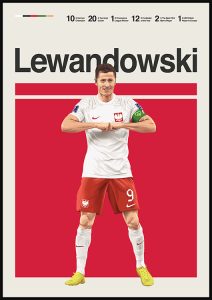 Robert Lewandowski poster print