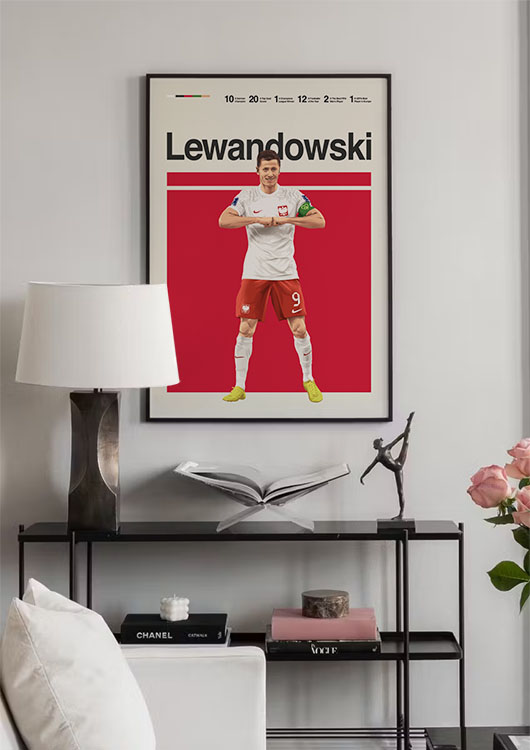 Robert Lewandowski poster