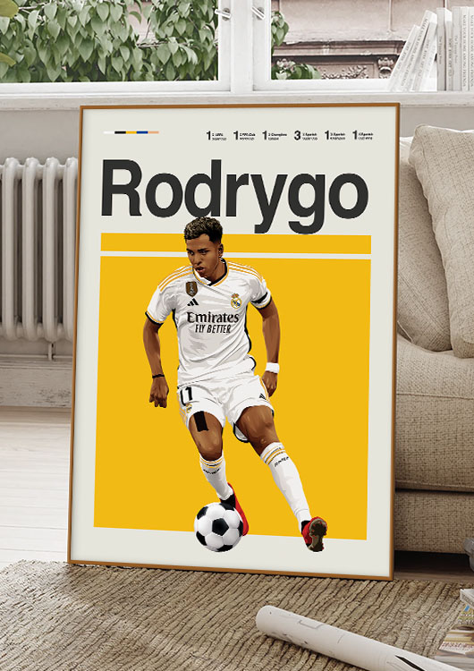 Rodrygo poster print