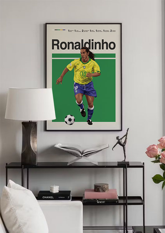 Ronaldinho print