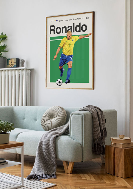 Ronaldo poster print