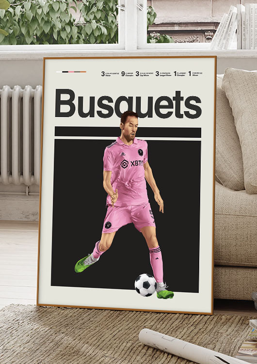 Sergio Busquets poster print