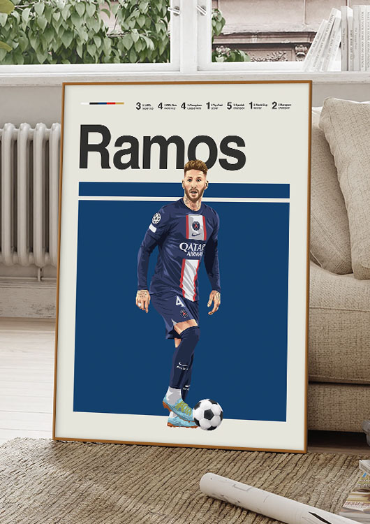 Sergio Ramos poster print