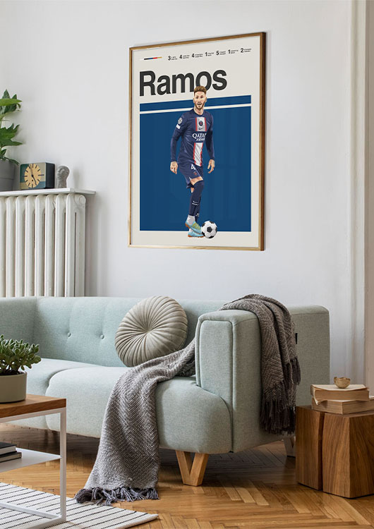 Sergio Ramos print