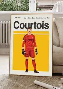 Thibaut Courtois poster print