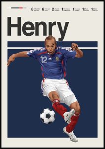 Thierry Henry poster print