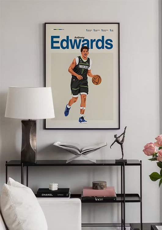 Anthony Edwards wall art