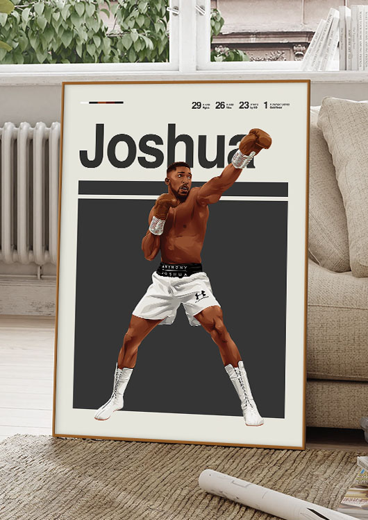 Anthony Joshua poster print