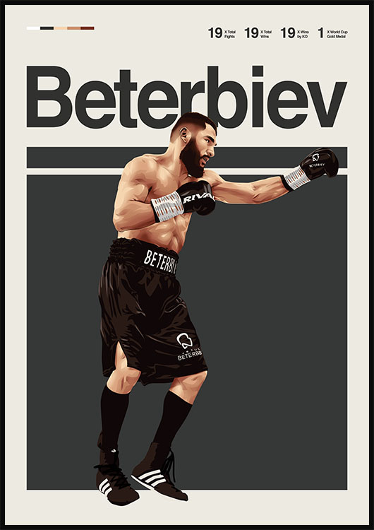 Artur Beterbiev Boxing Poster