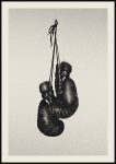 Vintage Boxing Gloves Poster