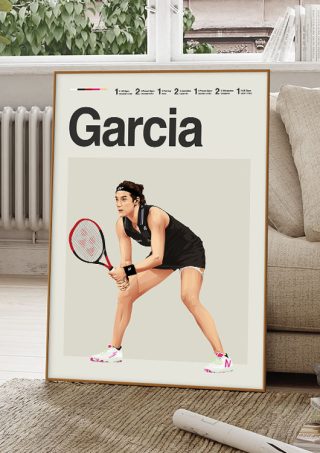 Caroline Garcia poster print