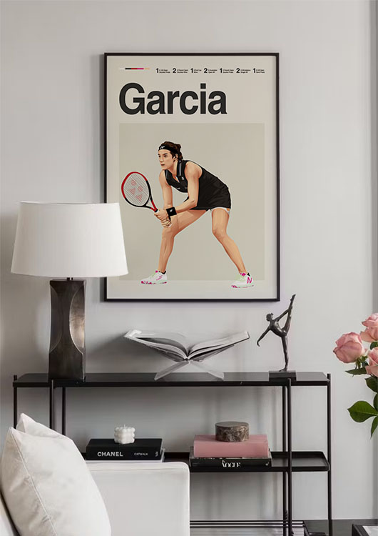 Caroline Garcia wall art