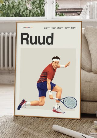 Casper Ruud poster print