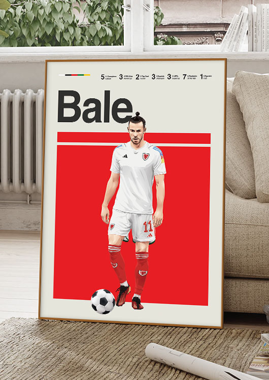 Gareth Bale poster print