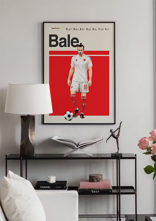 Gareth Bale wall art