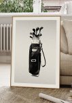 Golf Bag poster print