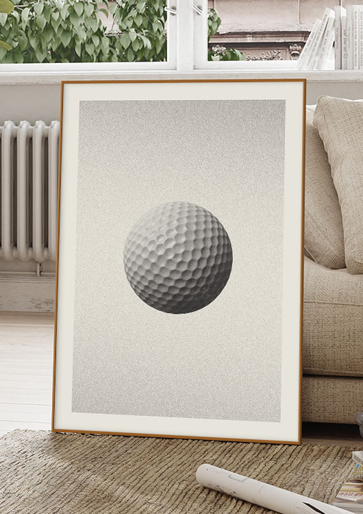 Golf Ball poster print