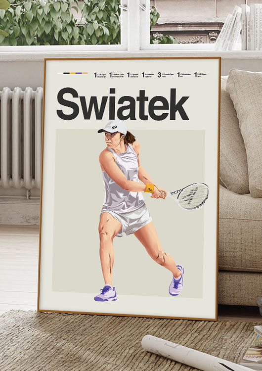 Iga Swiatek poster print