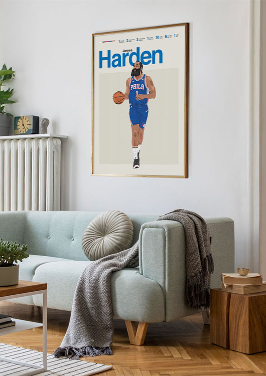 James Harden print